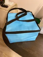 Bolsa de refrigerador térmico aislado para almuerzo, almacenamiento grande y cuadrado de bebidas frías, bolsas de aluminio para comida y café, 4 personas