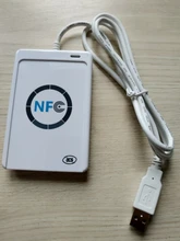 Lector de tarjetas ic inteligente sin contacto, fotocopiadora rfid con lector NFC, ACR122U, duplicador, 5 uds.