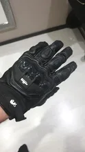 Guantes de cuero para motociclista para hombres, accesorio para manos de motociclista masculino, de color negro y blanco, guantes de equipo de carreras de carretera, para verano e invierno