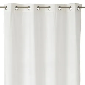

Curtain covers Wall white raw