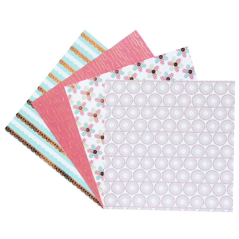 Creative Path Scrapbooking-Dekorpapiere mit Liebesherzmuster, 6 Zoll quadratisch, Journaling-Hintergrundpapiere für Origami-Bastelarbeiten – Detail 8
