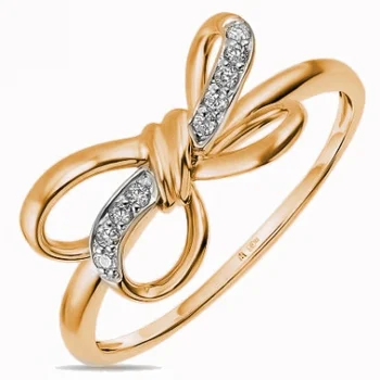 

Lucas gold ring with 9 cubic zirconia Red Gold