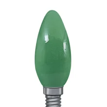 40223 Лампа накаливания Paulmann Свеча 25Вт E14 230В Зеленая