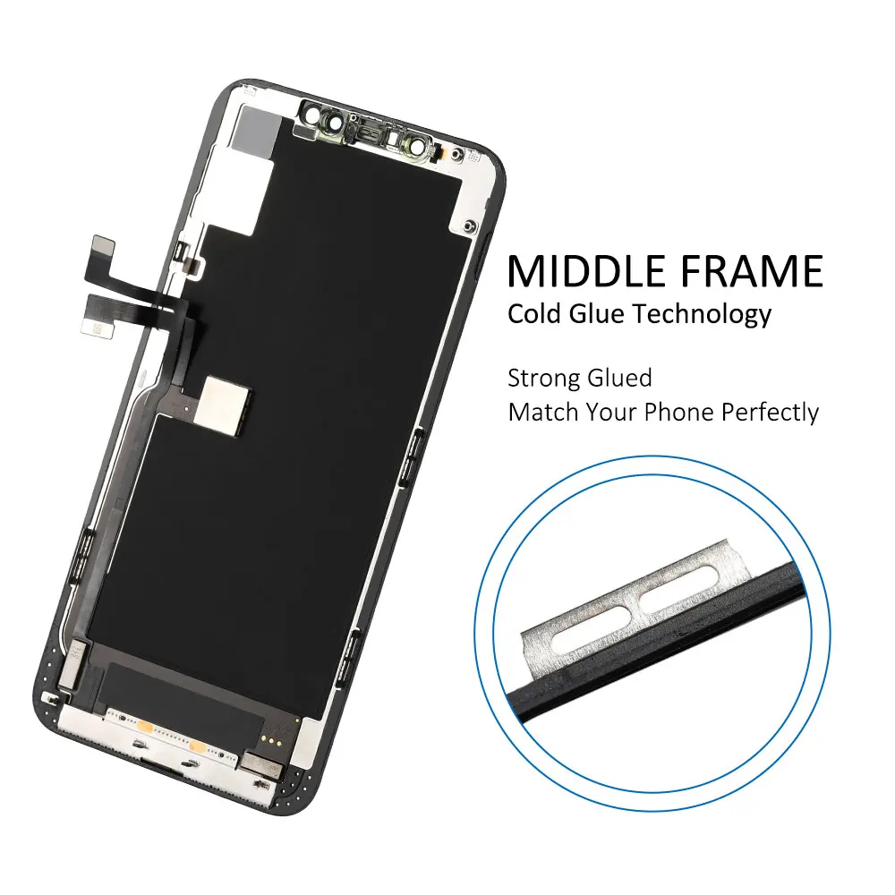 Ori OEM для iPhone 11 Pro Max Liquid retina ips емкостный сенсорный ЖК-дисплей дигитайзер сборка Замена True-tone