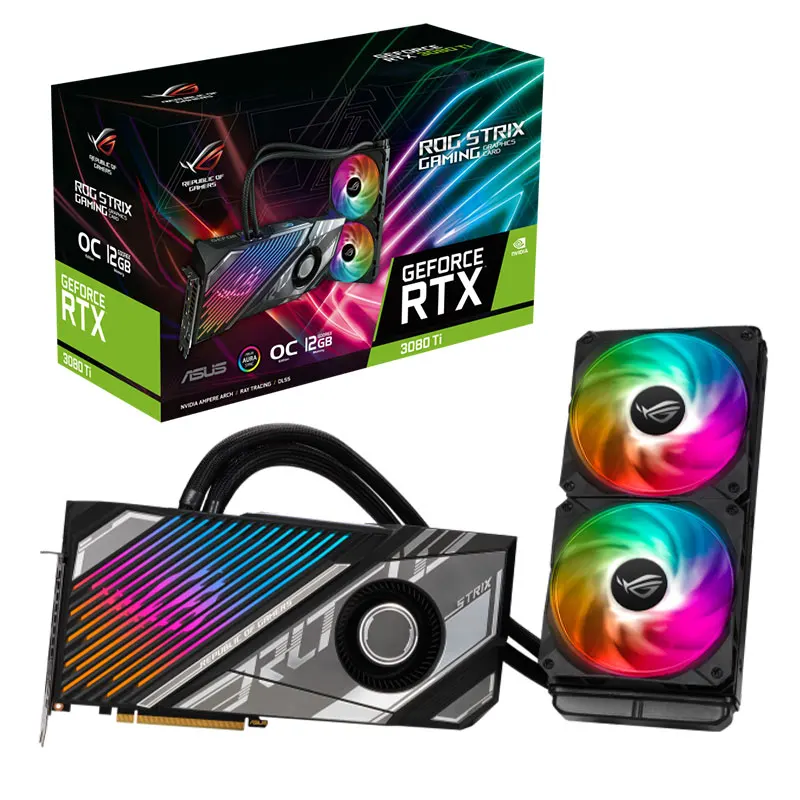 Рисунок 2 - Видеокарта ASUS Raphic ROG-STRIX-LC-RTX3080TI-O12G-GAMING