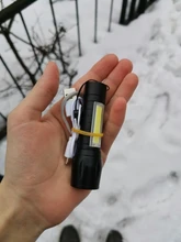 LED Flashlight Torch-Lamp Battery Linterna Powerful Work Usb Rechargeable Fishing Mini