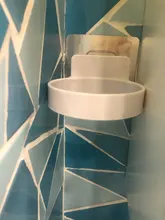 Rack-Organizer Hair-Dryer-Holder Shelf-Storage Bathroom Wall-Mounted ABS for Dia. High-Quality