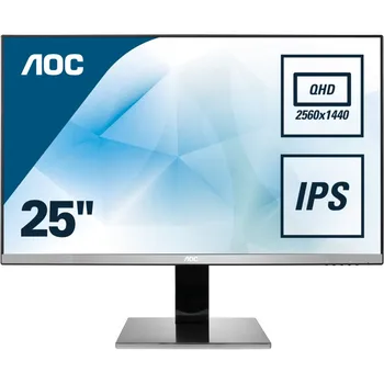 

AOC Q2577PWQ LED display 63.5 cm (25 ") 2560x1440 pixels black, silver
