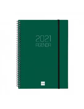 

Annual spiral AGENDA OPAQUE E10 SV 2021 Green + EU