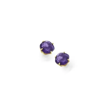 

Silver Earring with amethyst