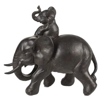 

BABY ELEPHANT with Mother home decoration product (28 cm)