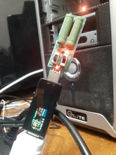 ATORCH-resistencia USB, probador de resistencia de descarga de voltaje, CC, carga electrónica con interruptor ajustable, 3 tipos de corriente de batería