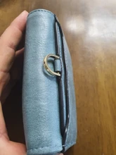 Luxury Wallet Card-Holder Ladies Purse Women Femal W101 Id/credit Blue/black