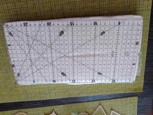 Regla transparente de dibujo, 1 unidad de 30x15cm, regla alineada con Patchwork acrílico, suministros de medición para costura de oficina y escuela