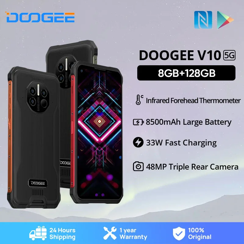 DOOGEE V10 смартфон с 5 7-дюймовым дисплеем 8500 мАч 48 МП | Мобильные телефоны и
