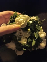 Flower Led Lights Garland-Decor Battery-Powered Fairy-String Rose Party Wedding-Valentines