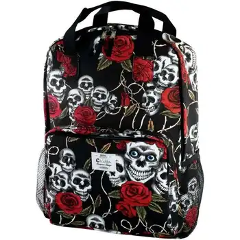 

E-vitta style skulls backpack-for laptops up to 15,4 '-16'/39.11-40.64cm - interior padding-2 compartments + 2