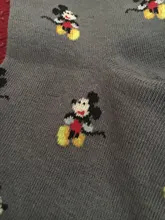 Disney 1 par nuevo de las mujeres calcetines japonés de anime de dibujos animados Mickey Minnie pato chica Calcetines de algodón absorbente de sudor deportes casual Calcetines