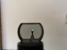 Mira telescópica de 20mm para rifle, óptica de caza, reflejo holográfico de punto rojo, mira Táctica de 4 retículas, mira de colimador