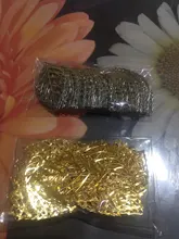 YWXINXI 50 Uds moda simple de filigrana hoja artesanía de metal de la joyería de DIY joyería hecha a mano dije traje Decoración