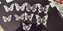 Wall-Stickers Room-Decoration Crystal Diamond Butterfly Creative Kids 36pcs with Art