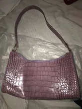 Bolso Baguette de piel de cocodrilo para mujer, bolsas de mensajero de hombro para mujer, bolsos de cuero de marca de lujo, bolsos cruzados, novedad de 2020