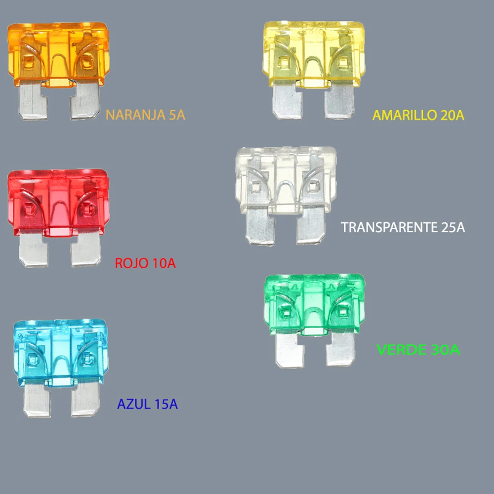 12x ATO \ ATC fuses set for auto motorcycle includes 5 10 15 20 25 30 AMP | Автомобили и мотоциклы