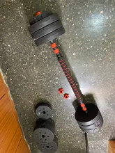 Juego de mancuernas ecológicas 2 en 1 con barra, ajustables y accesorios, 10 KG-15-20 KG - 25 KG - 30 KG - 40 KG y 50KG