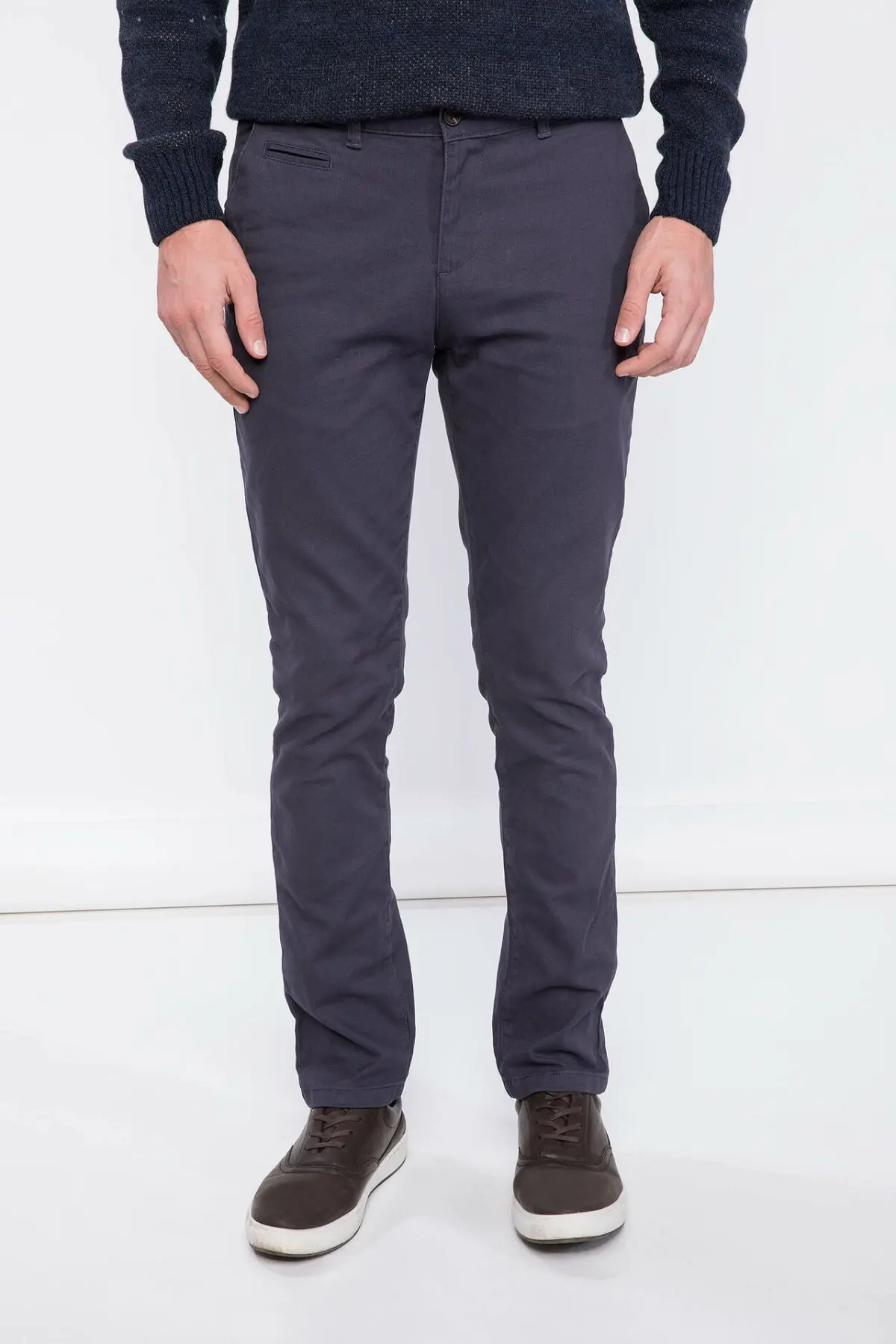 

DeFacto Fashion Men's Suit Trousers Leisure Classic Business Long Pants Male Casual Solid Casual Stright Pants - J3701AZ18WN