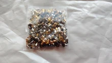 500 Uds 1,5 2,0 2,5mm cuentas engastadas de cierre de tubo de cobre dorado cuentas espaciadoras de tope para la fabricación de joyas suministros collar