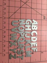 Letras del alfabeto decorativas, marcos de Metal y acero, troqueles de corte, álbum de fotos de recortes, tarjetas de papel de grabado