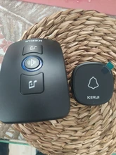 KERUI-Kit de timbre inalámbrico M525, campana de puerta inteligente de seguridad para el hogar, resistente al agua, botón táctil para exterior de transmisión súper larga
