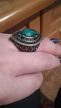 Kinel de lujo anillo para las mujeres aspecto Vintage AAA verde de cristal de la joyería de Boho de Color oro encanto étnico anillo de boda