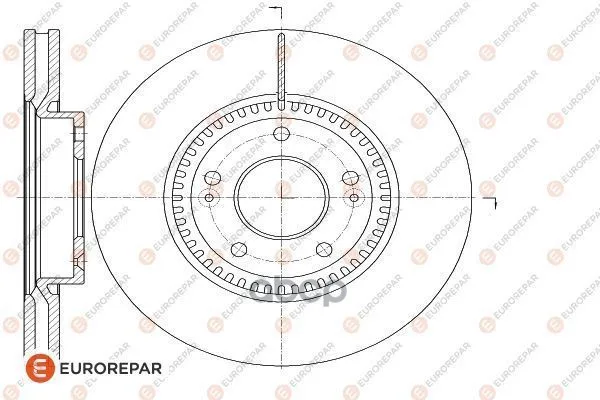Диск Тормозной Hyundai EUROREPAR арт. 1618889980