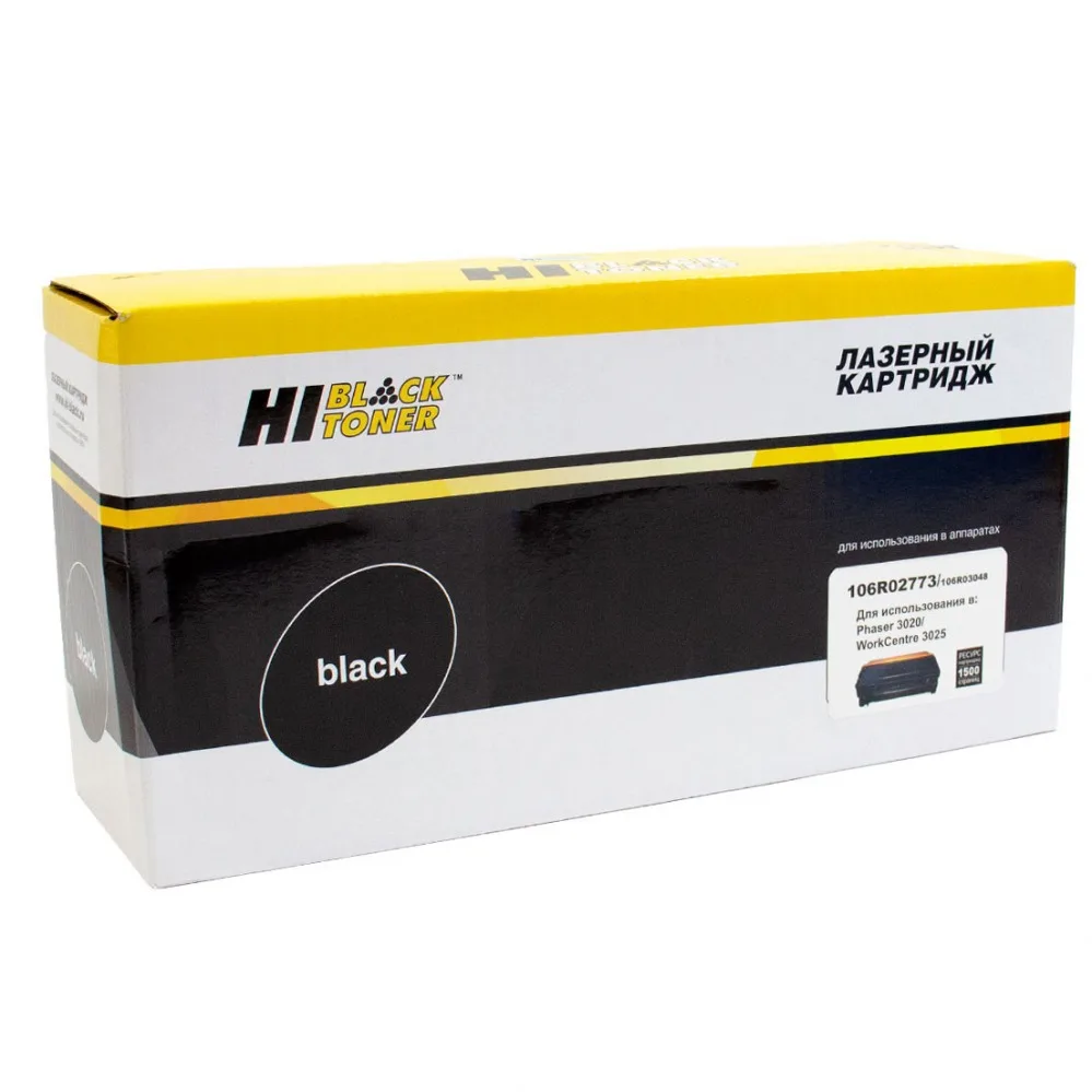 Картридж Hi-Black (HB-106R02773/106R03048) для Xerox Phaser 3020/WC 3025 1 5K (новая прошивка) | Компьютеры и