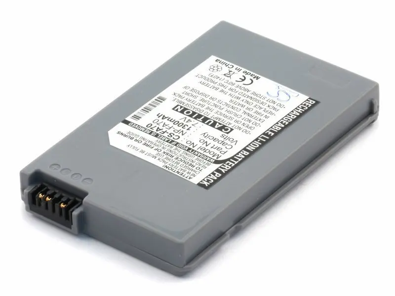 Battery for video camera Sony DCR DVD HC pc dcr-53 dcr-pc55 (np-fa70 np-fa50 cs-fa70) 1300mAh | Электроника
