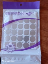 Soporte de pegamento desechable para pestañas, almohadillas para extensión de pestañas, soporte con adhesivo, 300 Uds., 2,1 cm