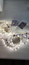Light Ribbon-Tape Led-Strip Battery-Power White Flexible Smd2835-50cm 3AA 1M 2M 3M 4M