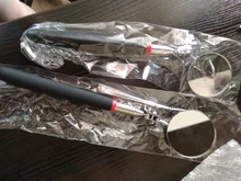 Lente de detección telescópica para coche, espejo redondo de inspección, herramienta de reparación 360, 50mm, 1 ud.