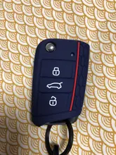 De silicona de control remoto de coche protege la cubierta set de fundas de piel para VW polo golf 7 MK7 para Skoda Octavia combi A7 para asiento Leon Ibiza CUPTRA
