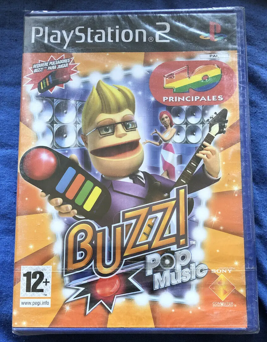 Музыкальная видеоигра BUZZ POP sony playstation 2 (ps2) | Электроника