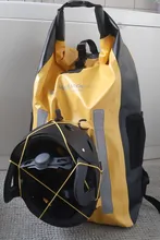 Bolsa seca impermeable para motocicleta, mochila enrollable de 30l para Rafting, resistente al agua