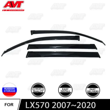 

Window deflectors for Lexus LX570 2007~2020 car styling wind deflector guard auto vent visor rain guards cover decor