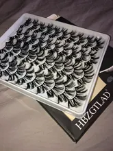 HBZGTLAD 2-20 pares 3D de visón pestañas falsas hecho a mano Wispy largo esponjosa pestañas falsas de ojos Natural extensión Kit de maquillaje Cilios