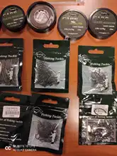 Carp Hooks Sharp Black Barbed-Curve High-Carbon-Steel 30pcs-Coated Shank-Gripper-Style