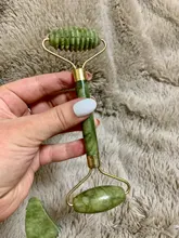 Cara Natural masajeador Guasha Jade rodillo raspador de herramientas de cuidado para la piel Facial de masaje Microniddle limpiador Facial cuidado de la piel