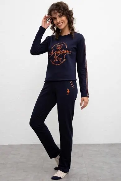 U.S. POLO ASSN. Темно-синий пижамный комплект