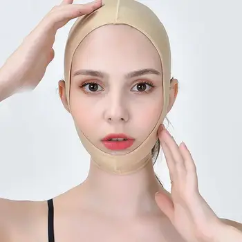 

No Trace Half Face Face-Lift Bandage Face-Lift Artifact Small V Face Mask Firm Lifting Shaping Sleep Beauty Face Carving