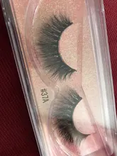 SHIDISHANGPIN-pestañas de visón 3D, pestañas postizas de visón Real Libre de crueldad, tira esponjosa, pestaña gruesa, maquillaje de imitación, 37A, 1 par