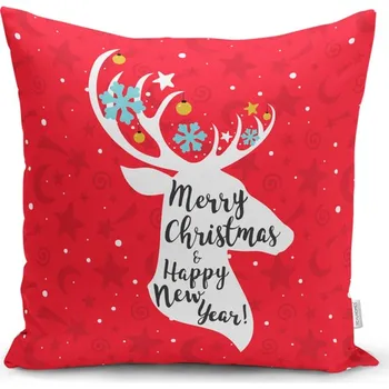

RealHomes Merry Christmas Deer Pattern Decorative Cushion Pillow decorate Case